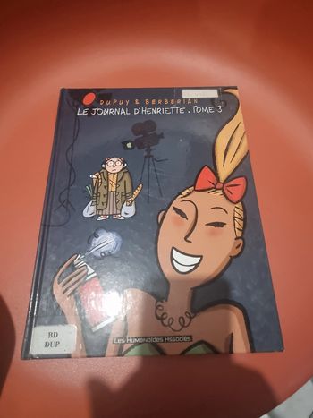 Journal d Henriette tome 3 bd les humanoïdes associés Dupuy et Berberian