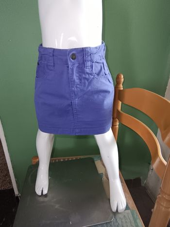 Jupe en jean violette