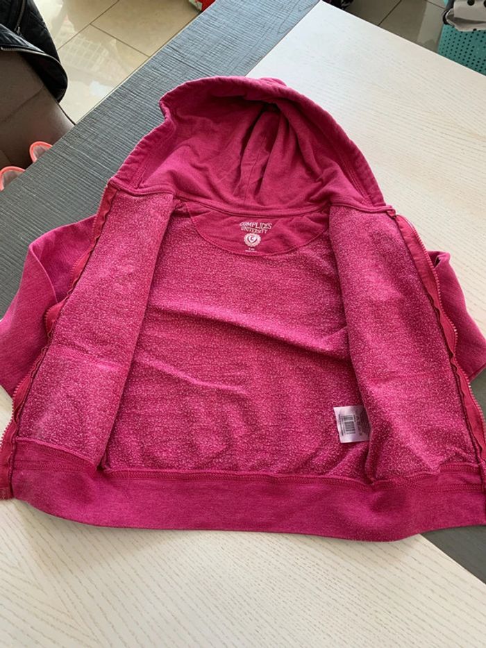Gilet à capuche rose 6 ans Complices - photo numéro 4