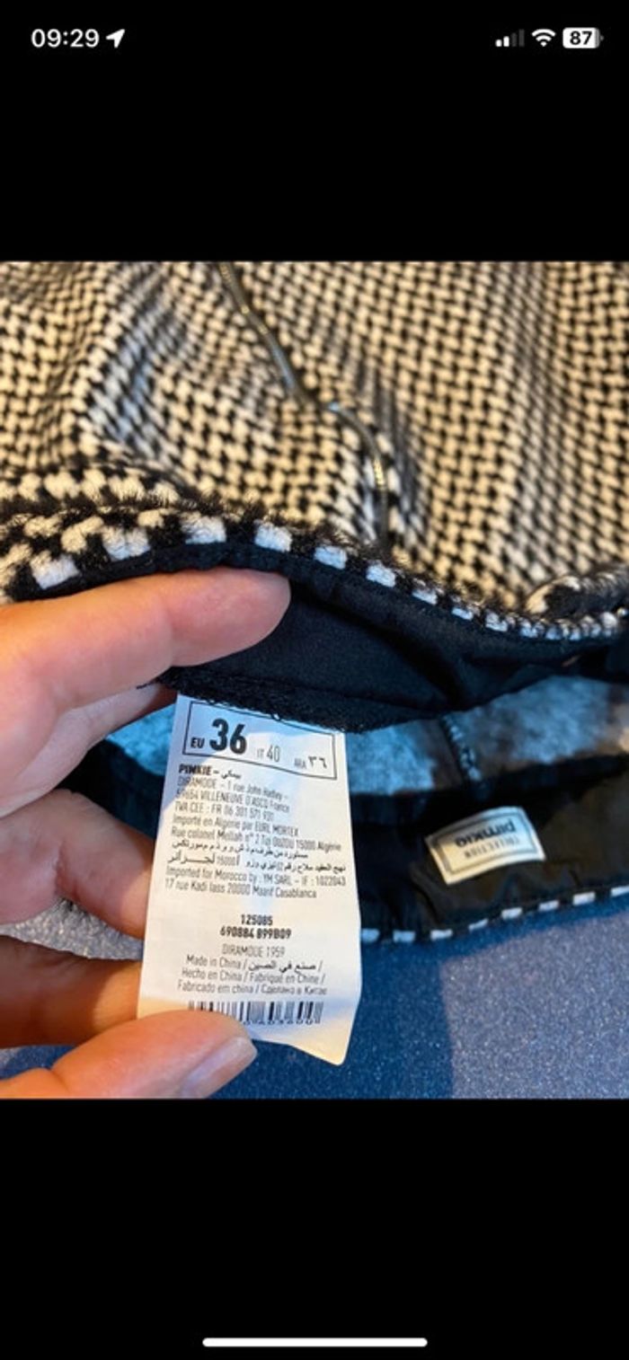 Jupe noire et blanche - photo numéro 4