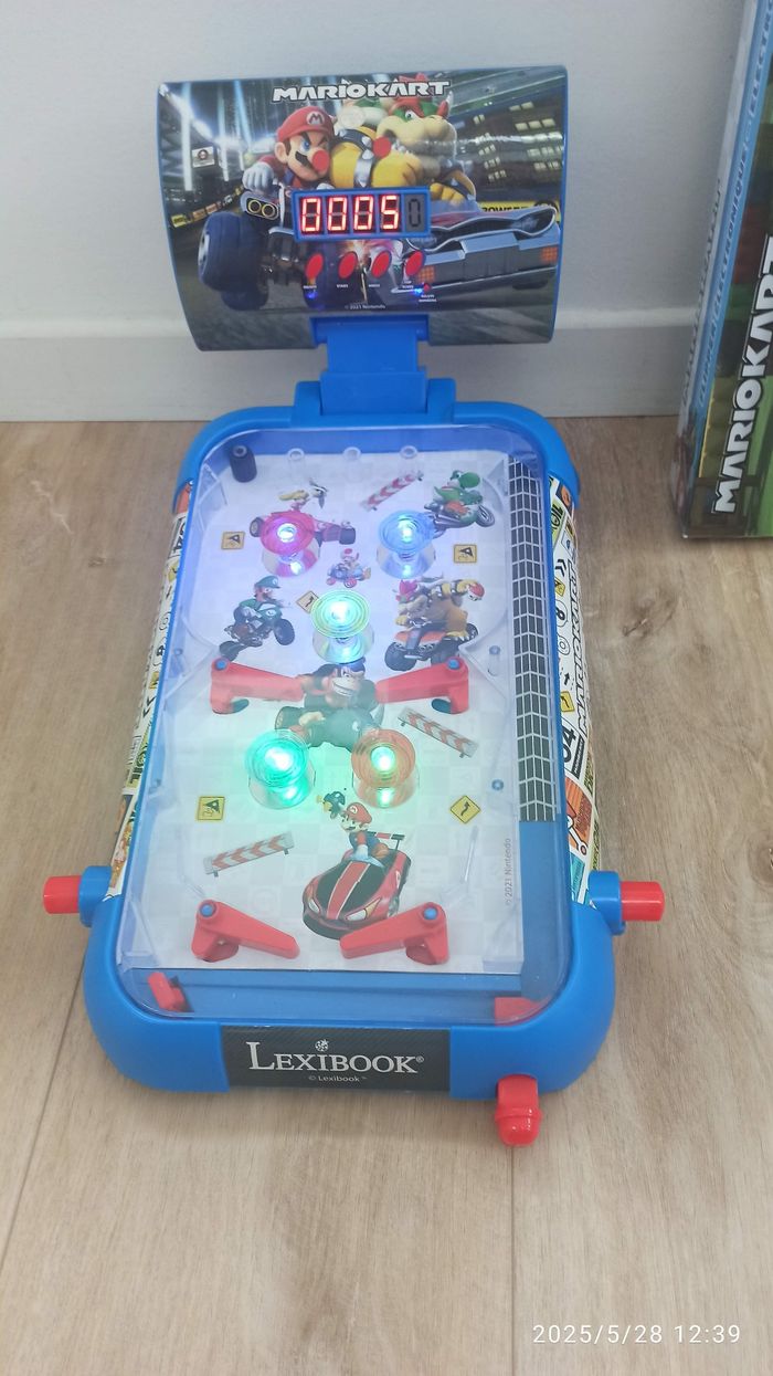 Pinball Flipper mariokart lexibook Noël 2024 - photo numéro 2