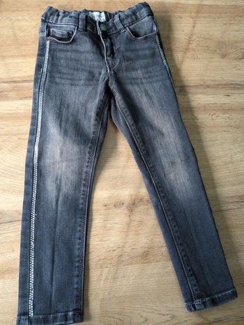 Jean skinny gris foncé fille 5 ans