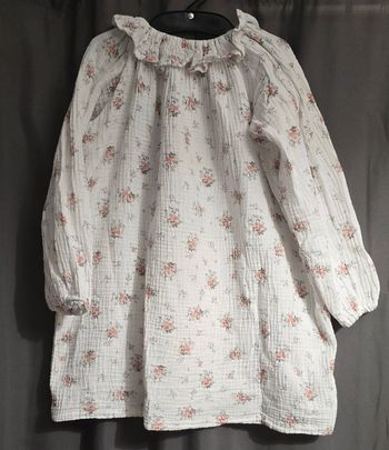 Chemise de nuit double gaze romantique, L'armoire rose, 4 ans