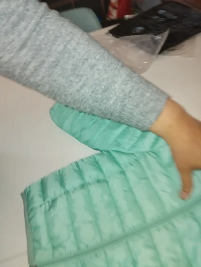 Doudoune turquoise - photo numéro 3