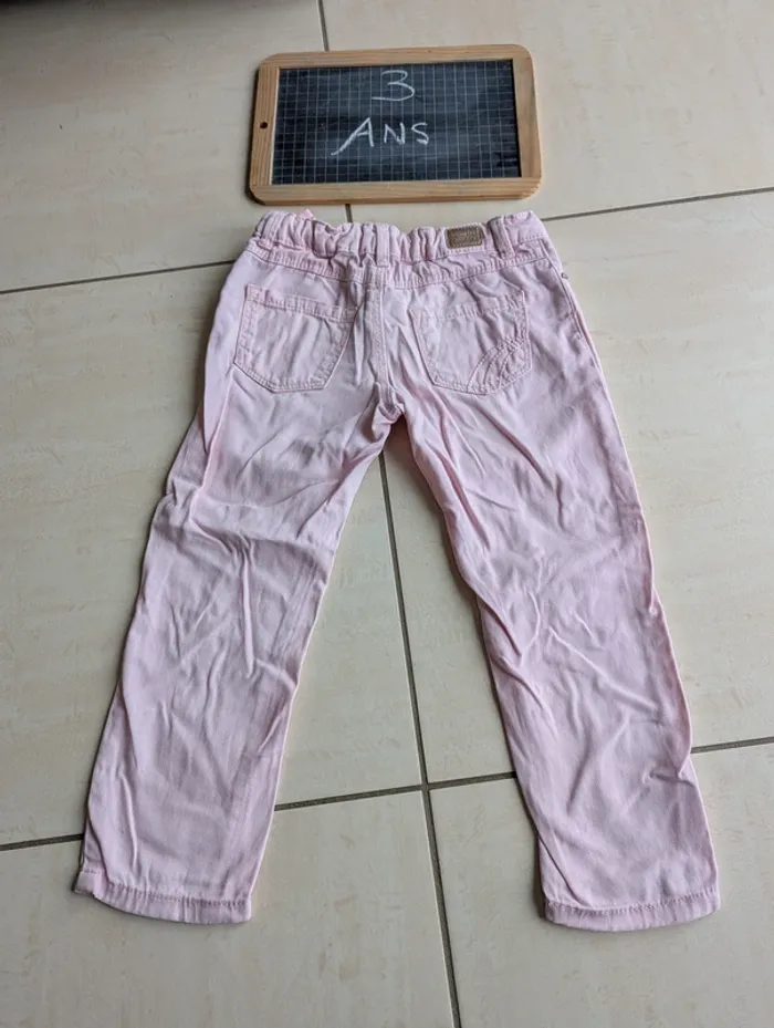 pantalon rose in extenso 3 ans - photo numéro 3
