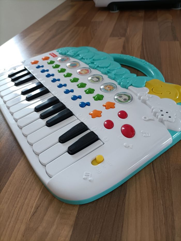 Piano blanc et menthe Fisher Price - photo numéro 3