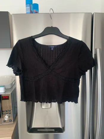 Top noir Kiabi XS