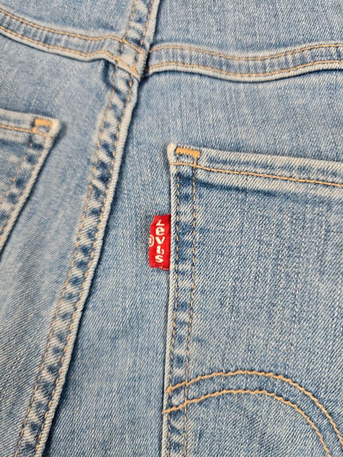 Jean levi's mile high super skinny bleu femme taille haute taile 30 bon état - photo numéro 11