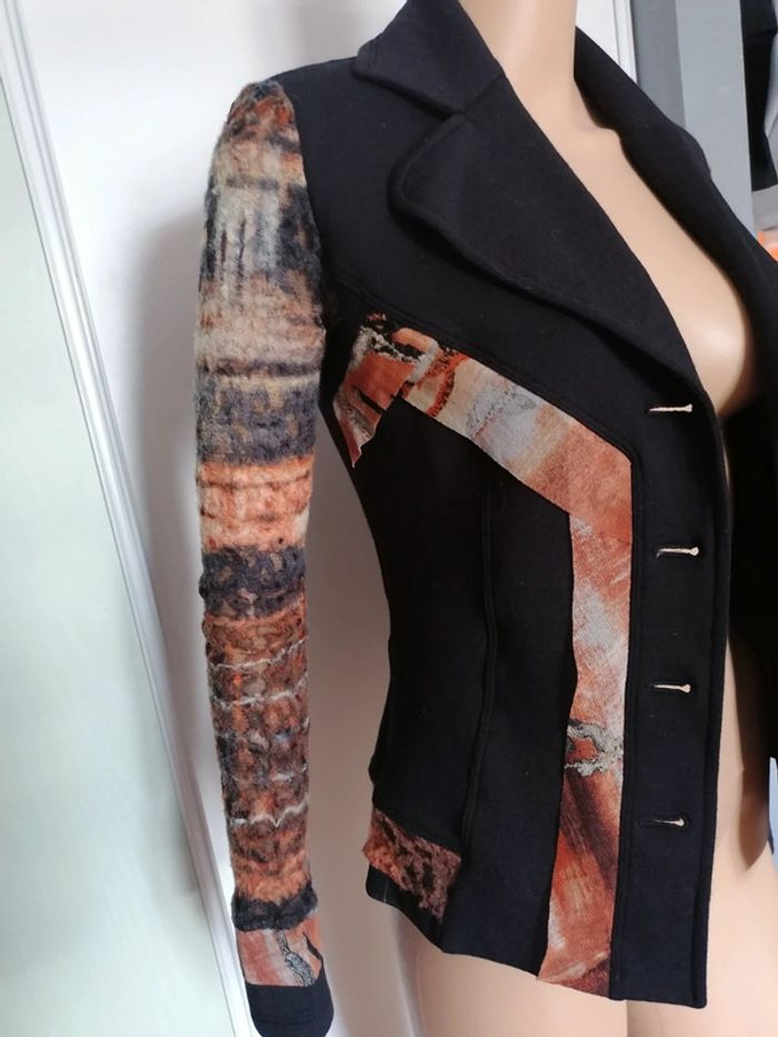 Veste noir Le gatte Jeans taille 1 - photo numéro 6