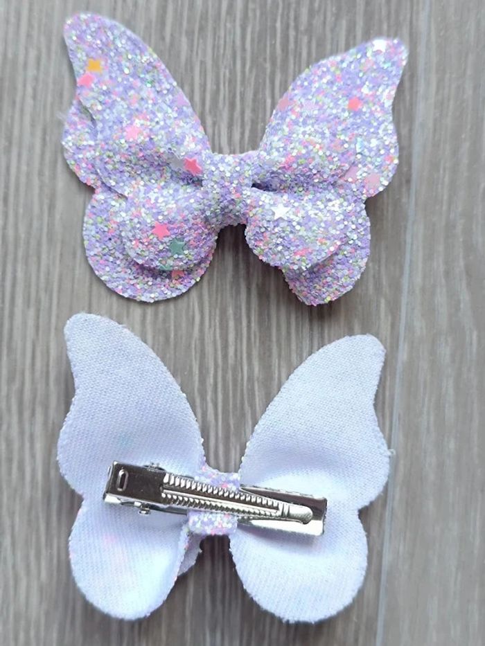 Lot de 2 barrettes pailletées à cheveux enfant - photo numéro 2