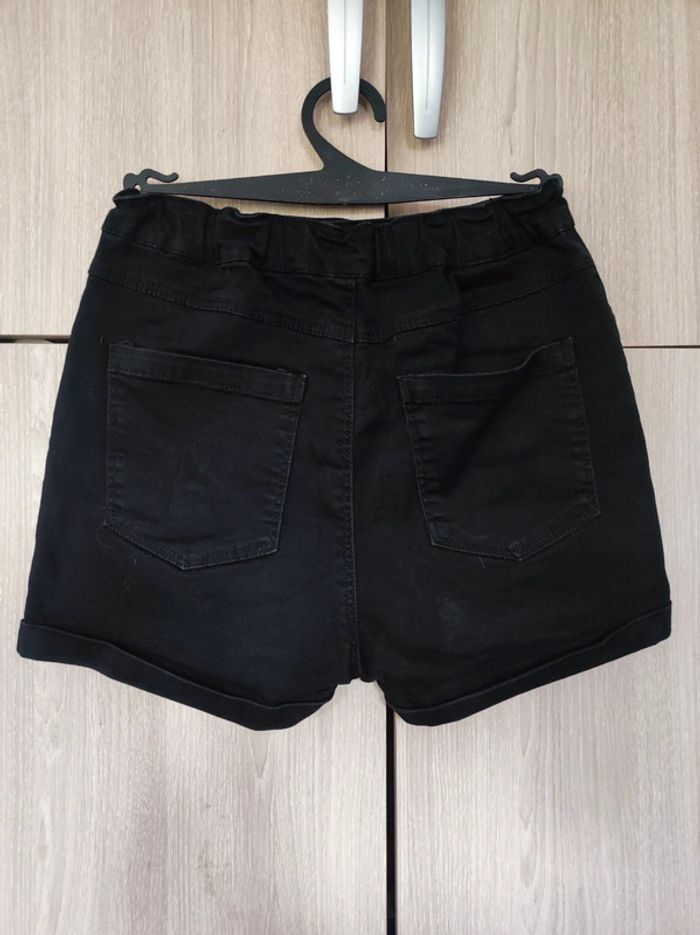 Short jean noir kiabi taille XS - 14 ans - photo numéro 4