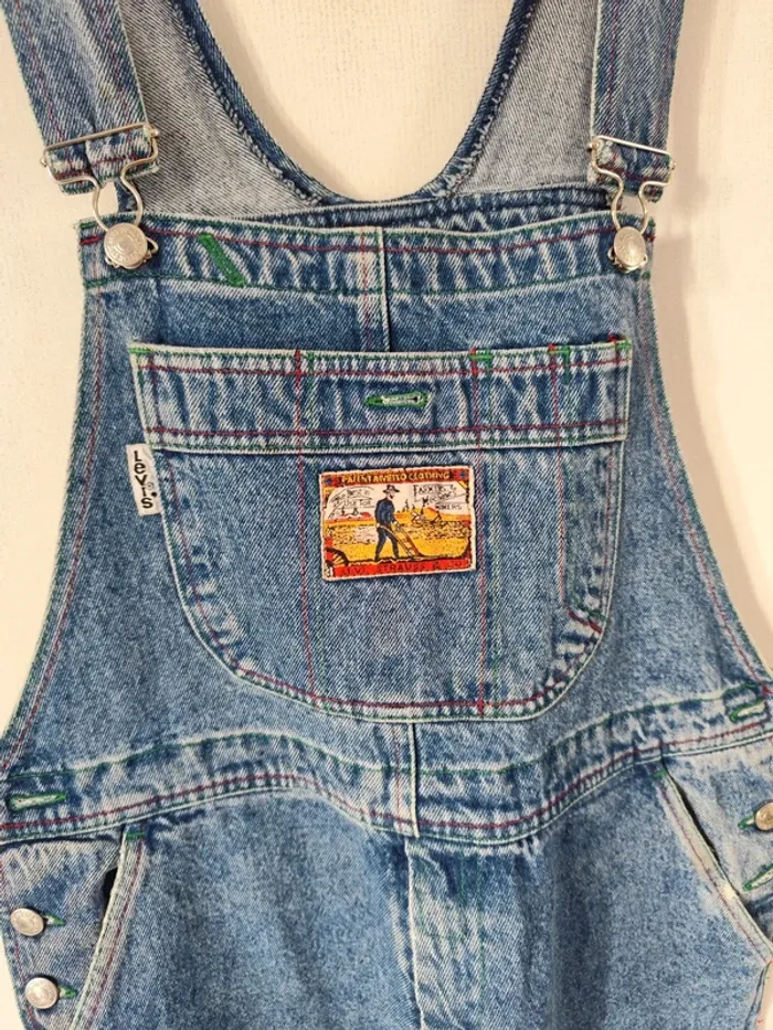 Salopette en Jeans Levi's Vintage - photo numéro 2