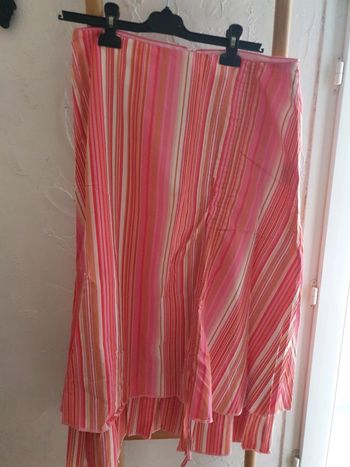 Jupe longue à rayures