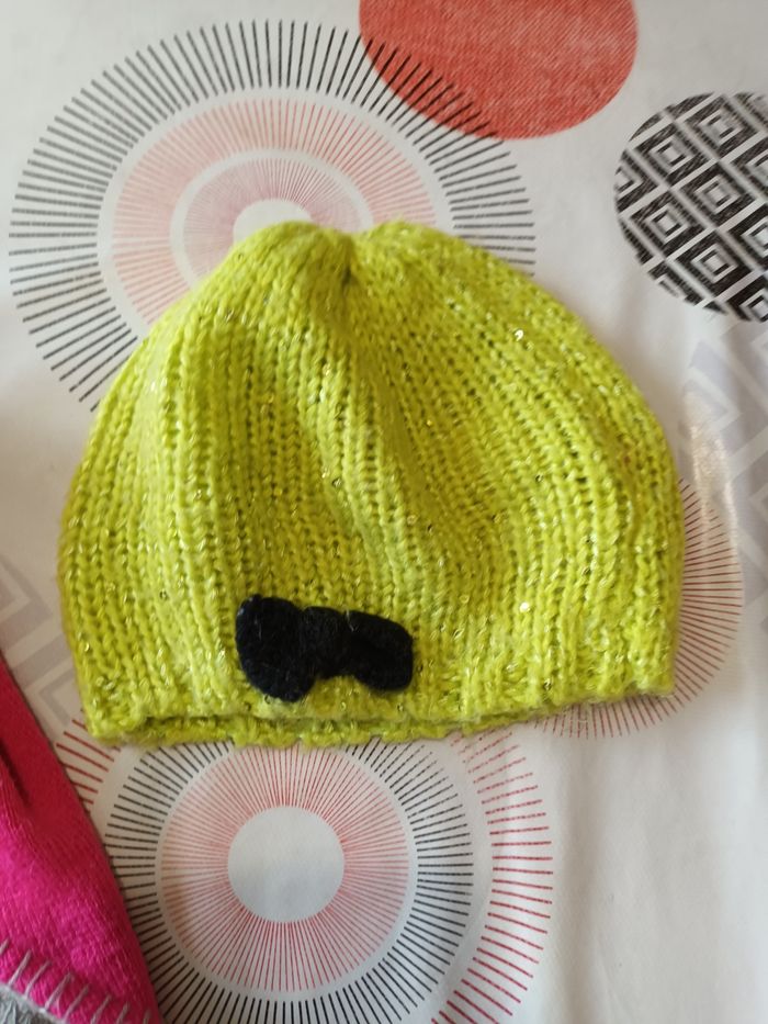 Lot 2 bonnets taille 53 - photo numéro 3