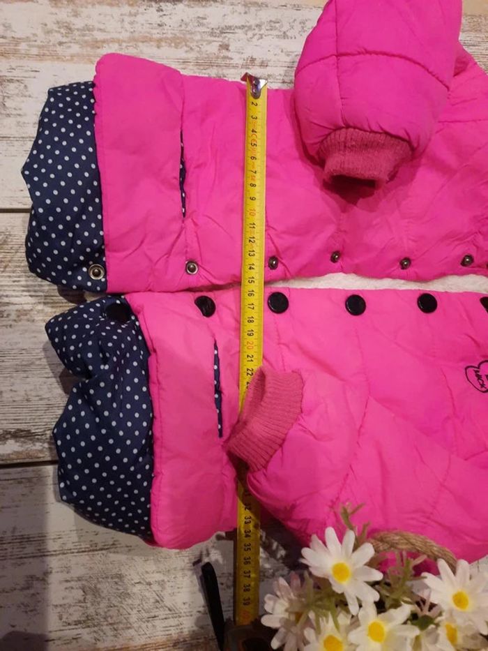 Blouson molontonné rose et a pois Minnie - photo numéro 4