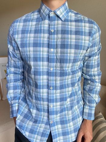 Chemise à carreaux - manches longues - taille M -  Tommy Hilfiger 👔