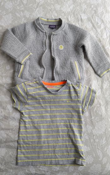 Gilet tee shirt gris