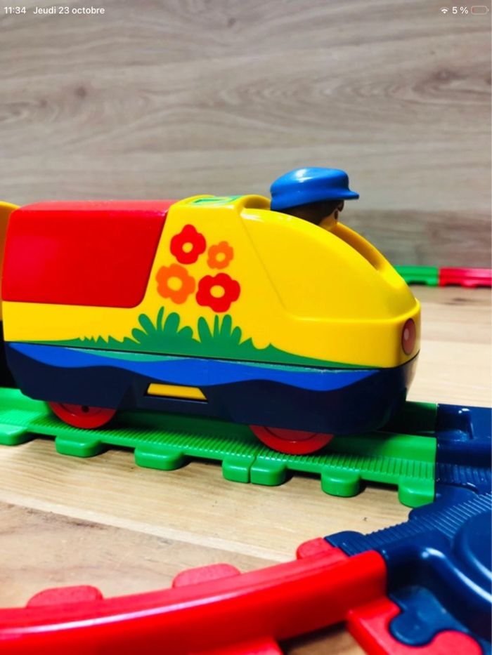 Train  playmobil 123 - photo numéro 2