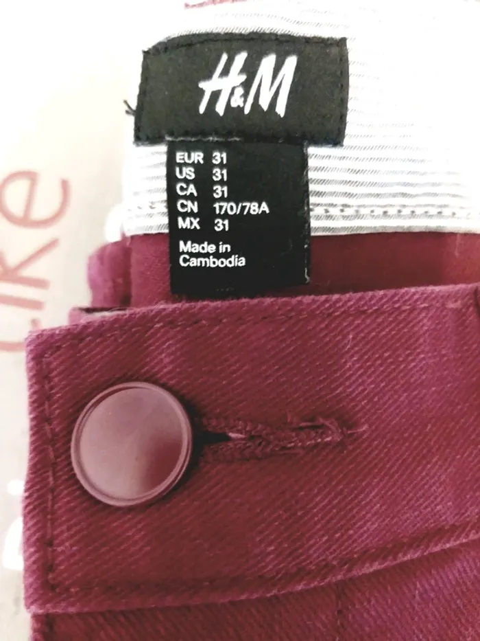 Jeans Bordeau