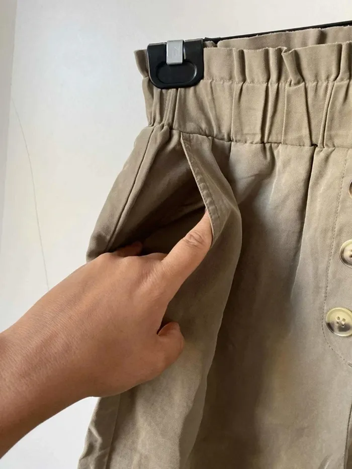 Pantalon cargo droit S 36 Zara - photo numéro 4