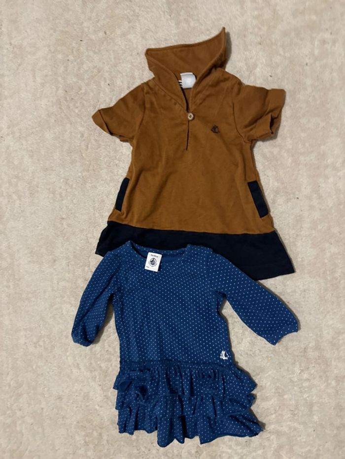 Lot deux robes petit bateau 3 mois