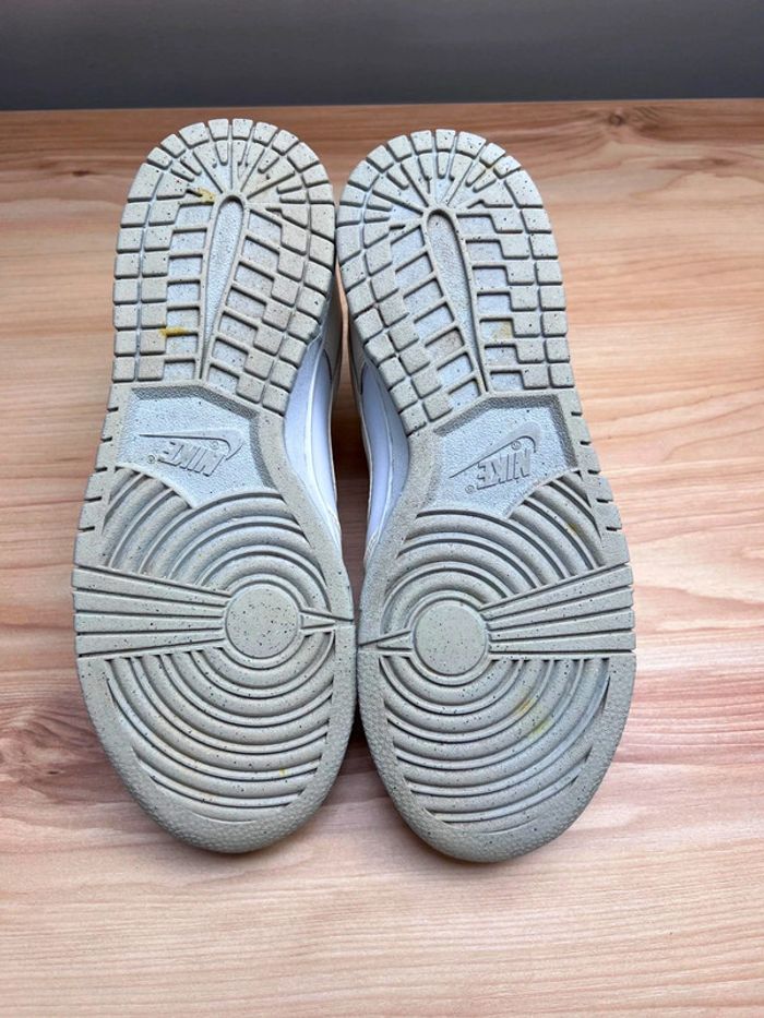 Nike Dunk Low Next Nature Blanche Jaune Pointure 38 – Sneakers Femme éco - photo numéro 10