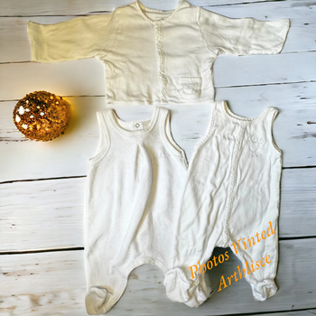 Ensemble 3P petit poussin Petit Bateau 1 mois TBE (22€)