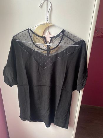 Haut dentelle etam taille s