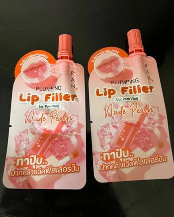 Lot de 2 gloss repulpants RAN Lip Filler – Couleur Peach – Neuf