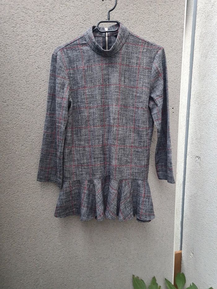 Blouse Zara carreaux