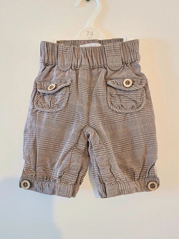 Short marron petit kimbaloo 6 mois - photo numéro 2