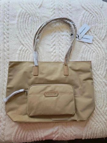 Sac Lancaster fourre-tout beige neuf