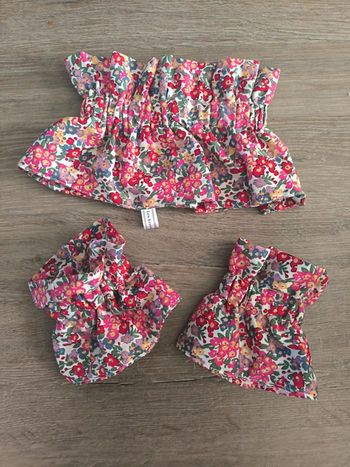 col et manchettes amovibles