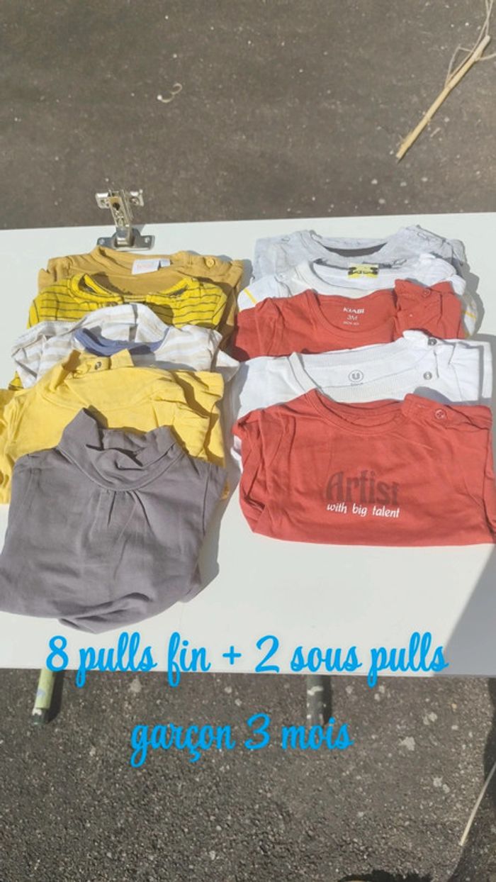 Pulls fin garçon