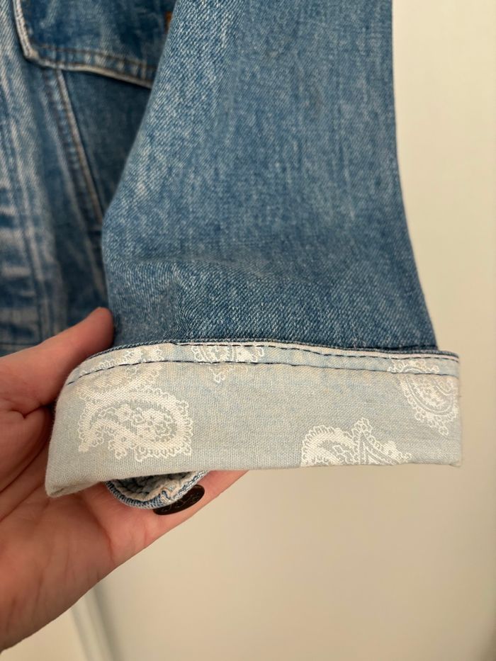 Veste en jean vintage mixte Jy’s – Coupe loose oversize taille 42 – Denim bleu - photo numéro 2