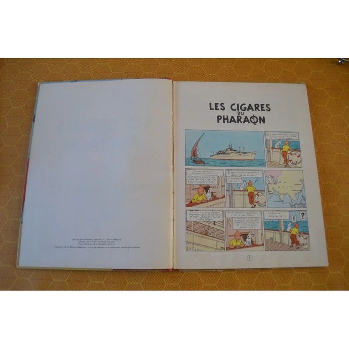 Tintin les cigares du Pharaon EO première édition - photo numéro 5