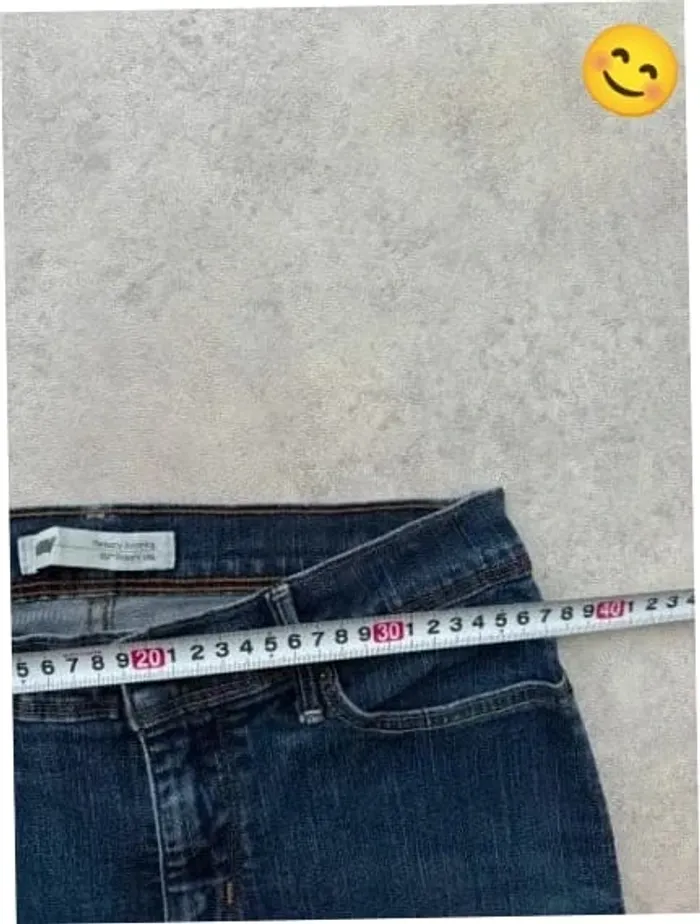 Jeans Levi's 512 W29 FR38 L32 coupe droite bleu marine Femme Women pan520b - photo numéro 3