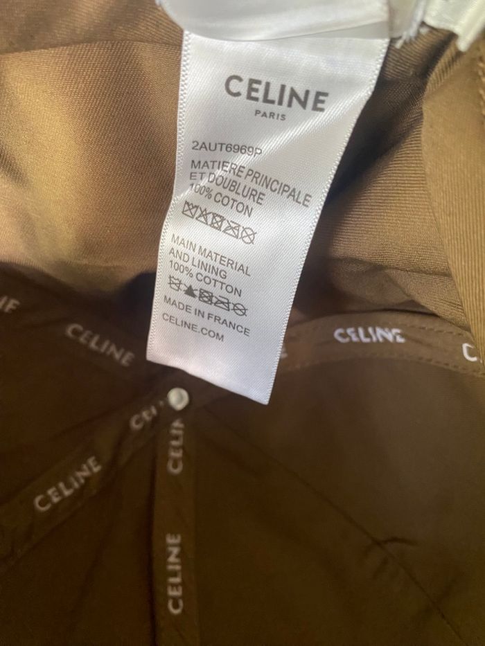 Casquette Celine triompe neuve beige - photo numéro 6