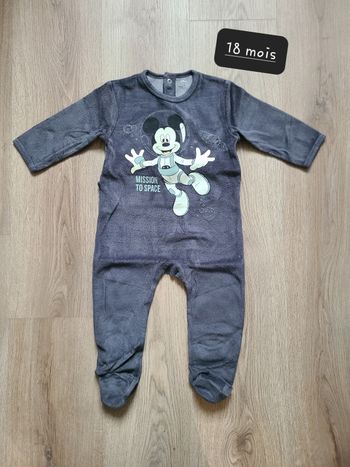 Pyjama grenouillère 18 mois Mickey