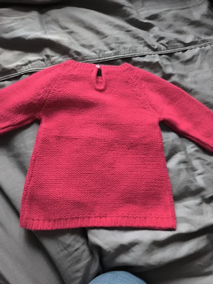 Pull en laine tissaia 3 mois - photo numéro 2