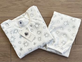 Pyjama 2 pièces en velours scintillant collection Noël Petit bateau T-6 ans