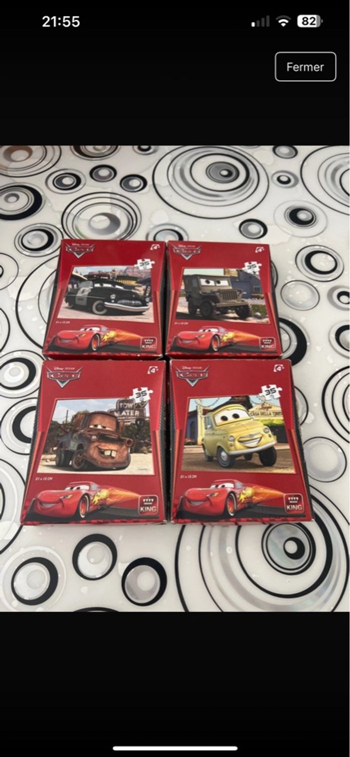 Lot puzzle Disney cars - photo numéro 5