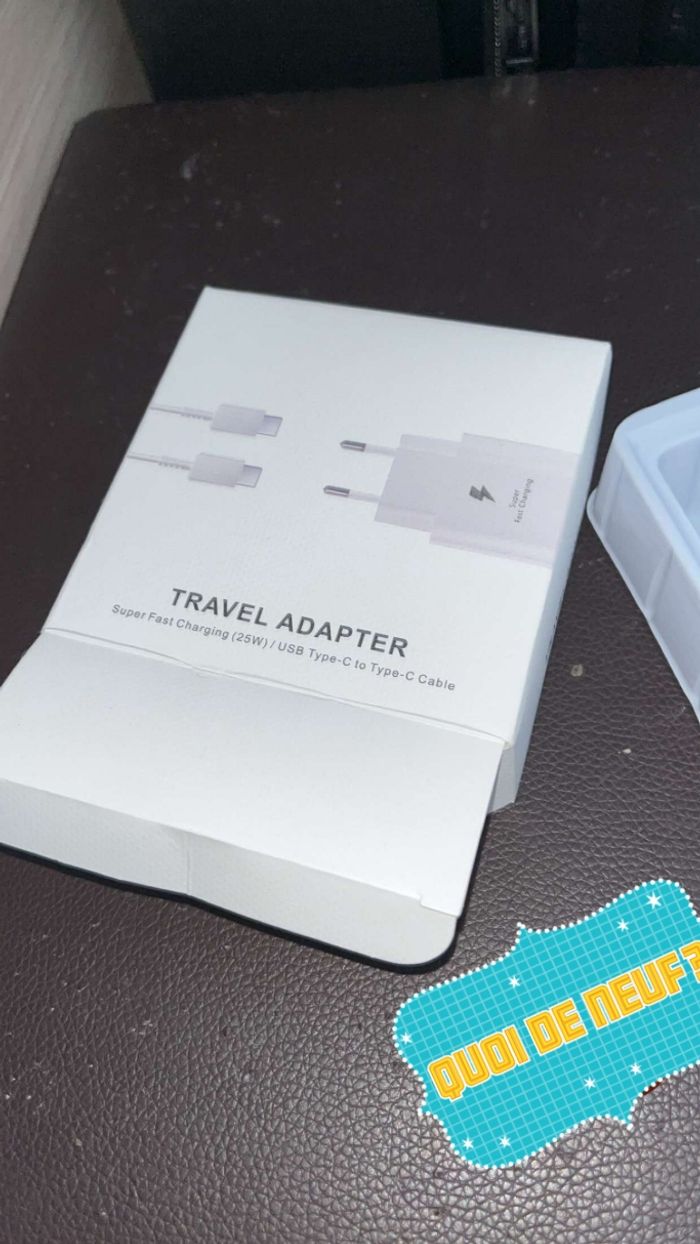 Chargeur rapide type usb c - photo numéro 3