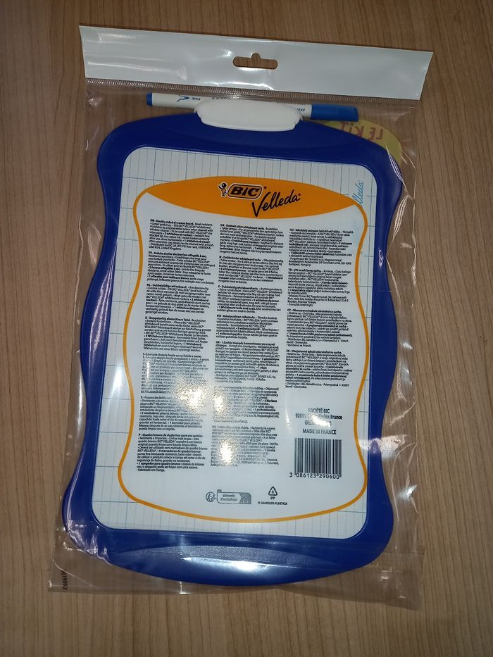 Kit Ardoise bleue + effacette + 5 feutres BIC - photo numéro 2