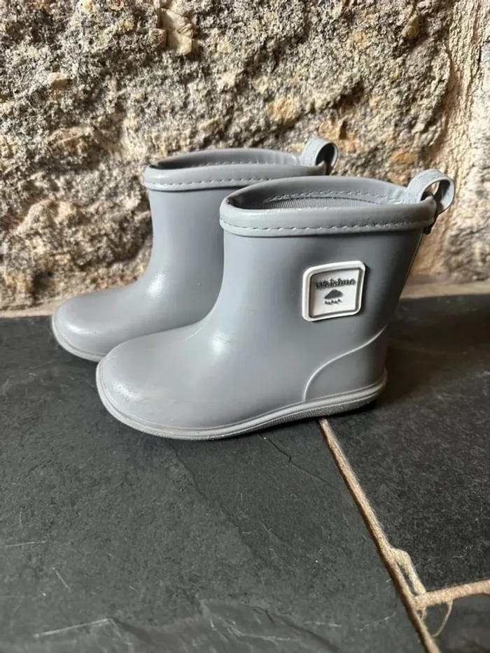 Weishuo Bottes de Pluie Enfant PVC 22/23