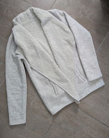 Gilet Camaïeu blanc cassé chiné