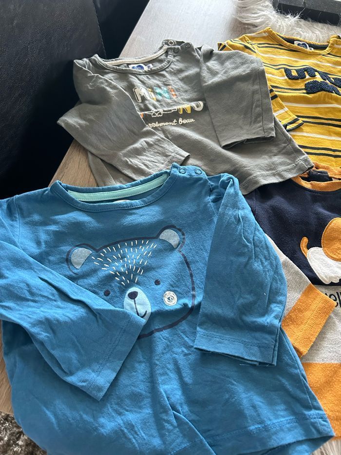 Lot de 6 pulls fins đ„° taille 12 mois plusieurs marques - photo numĂ©ro 2