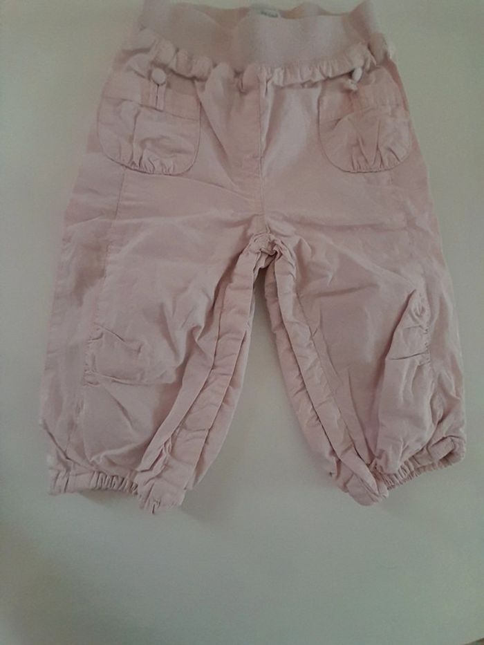 Pantalon en toile rose pâle - photo numéro 3