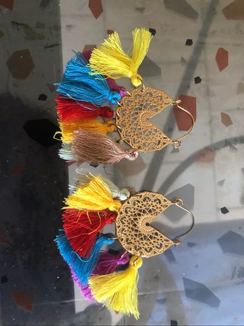 Magnifiques Boucles d’oreilles multicolores