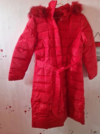 Manteau long femme avec capuche neuf taille L
